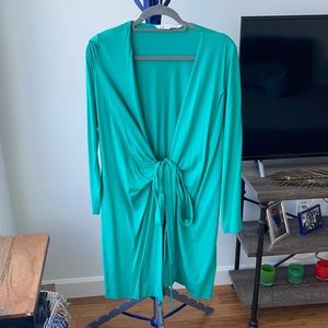 DVF wrap dress - Valencia. mint green